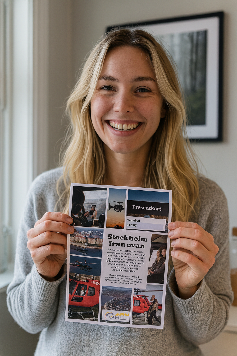 Presentkort på helikoptertur – presentkort helikoptertur Stockholm