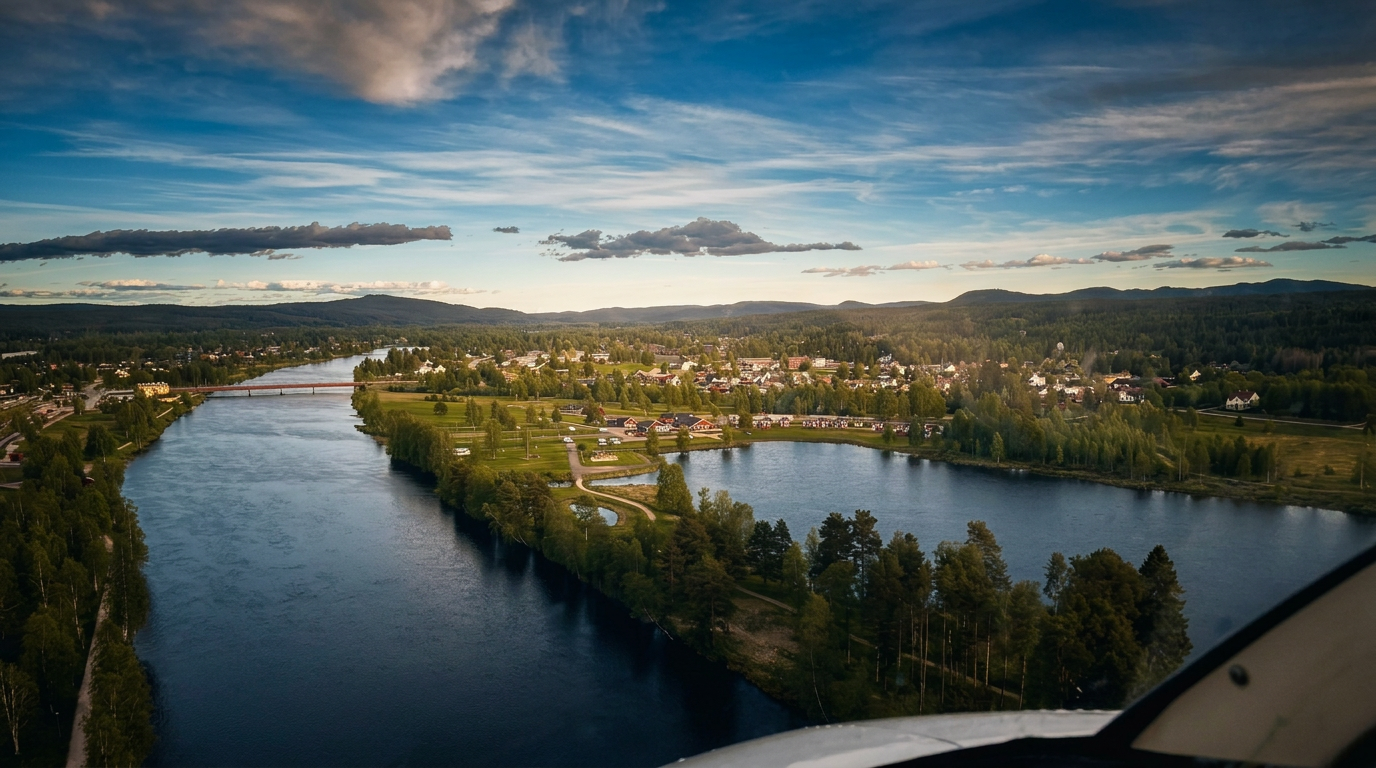 Vattenprovtagning – bruksflyg med helikopter, Arlanda Helicopter