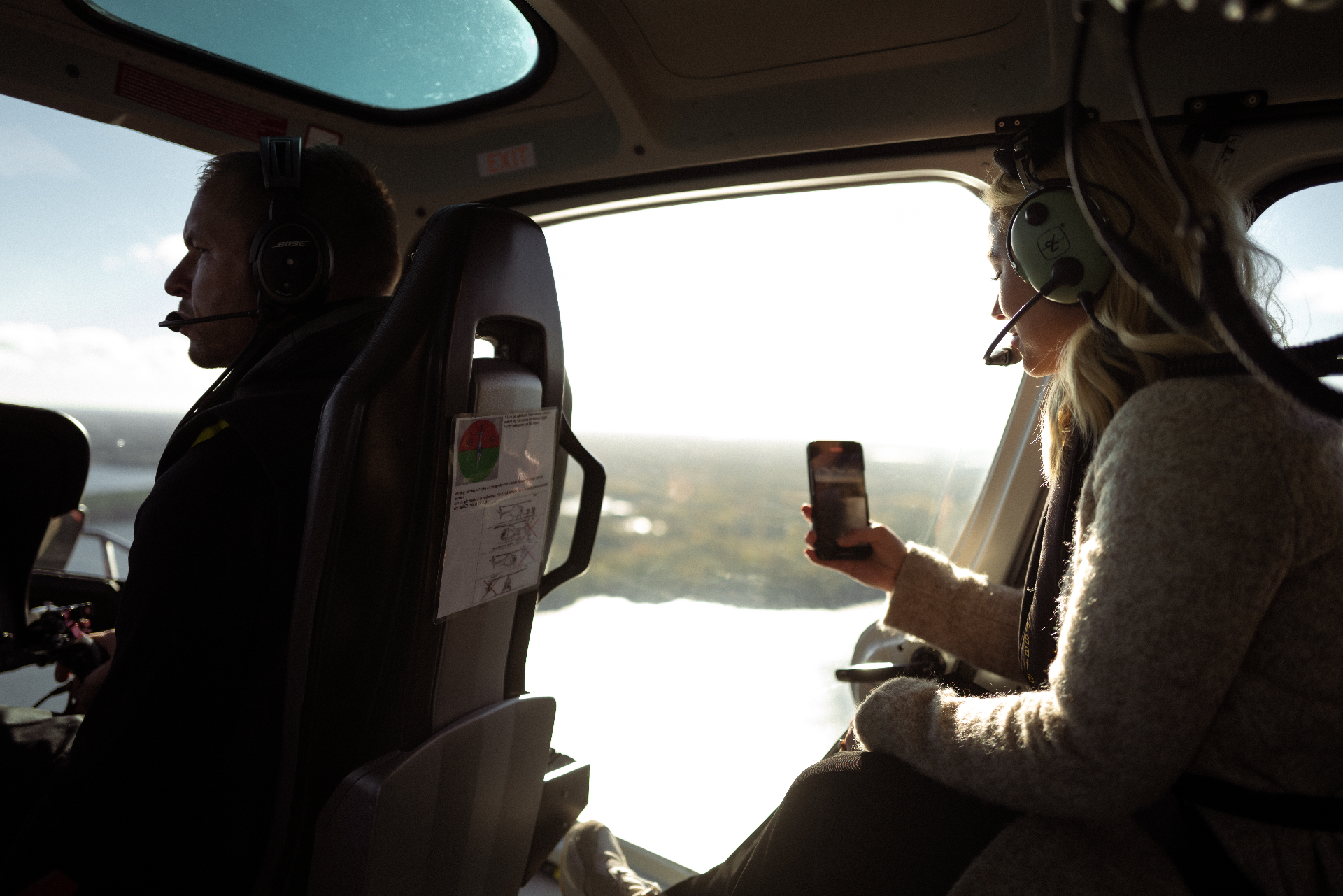 Privat helikoptertur – presentkort helikoptertur Stockholm