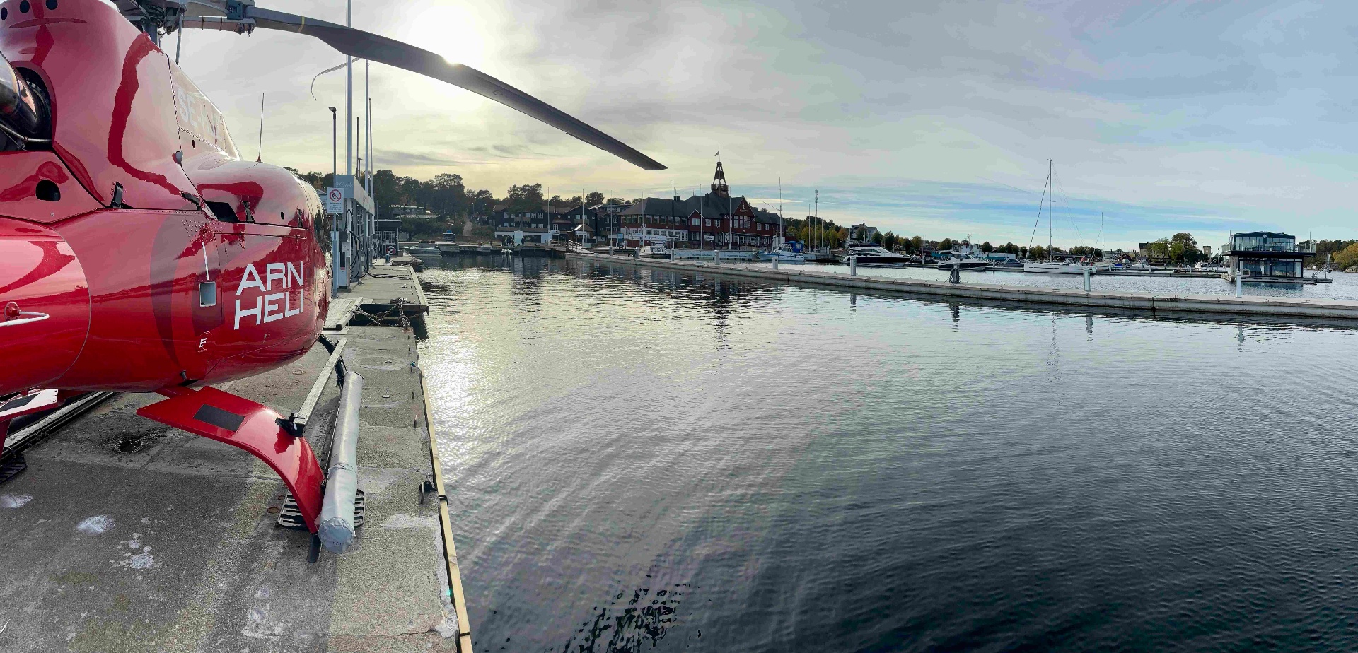 Arlanda Helicopter vid Vaxholm