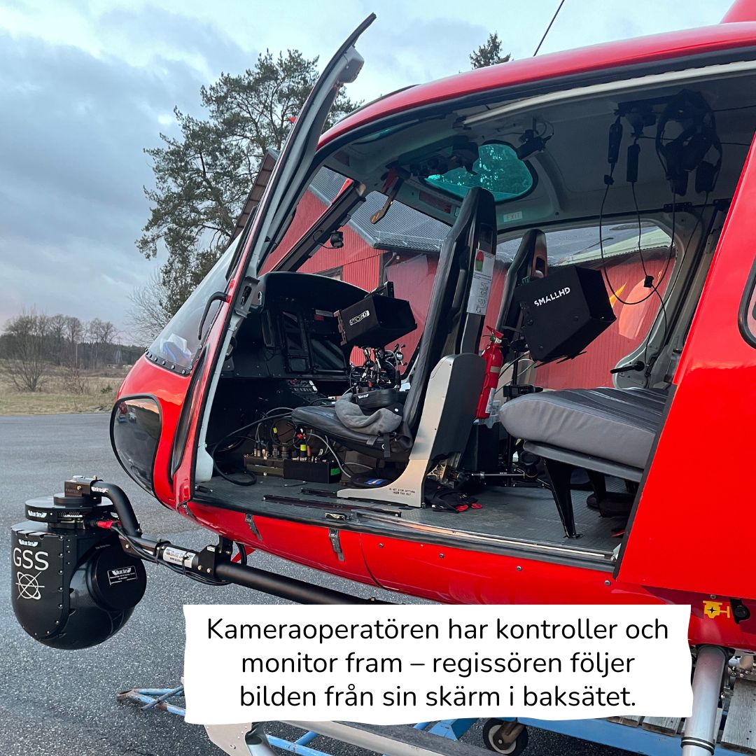 Kameraoperatör och regissörens monitor