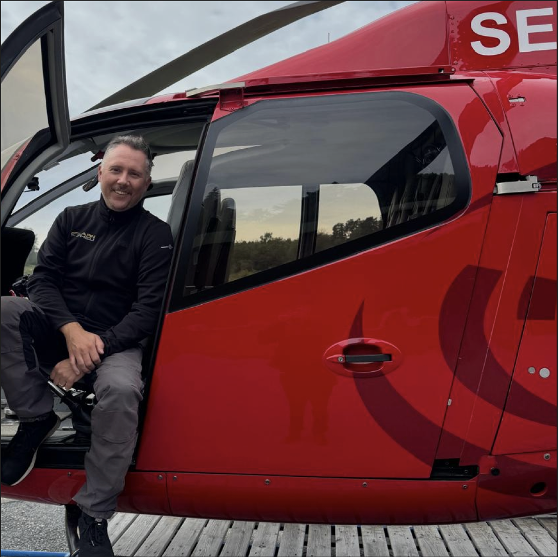 Anders Lindberg – VD & pilot, Arlanda Helicopter