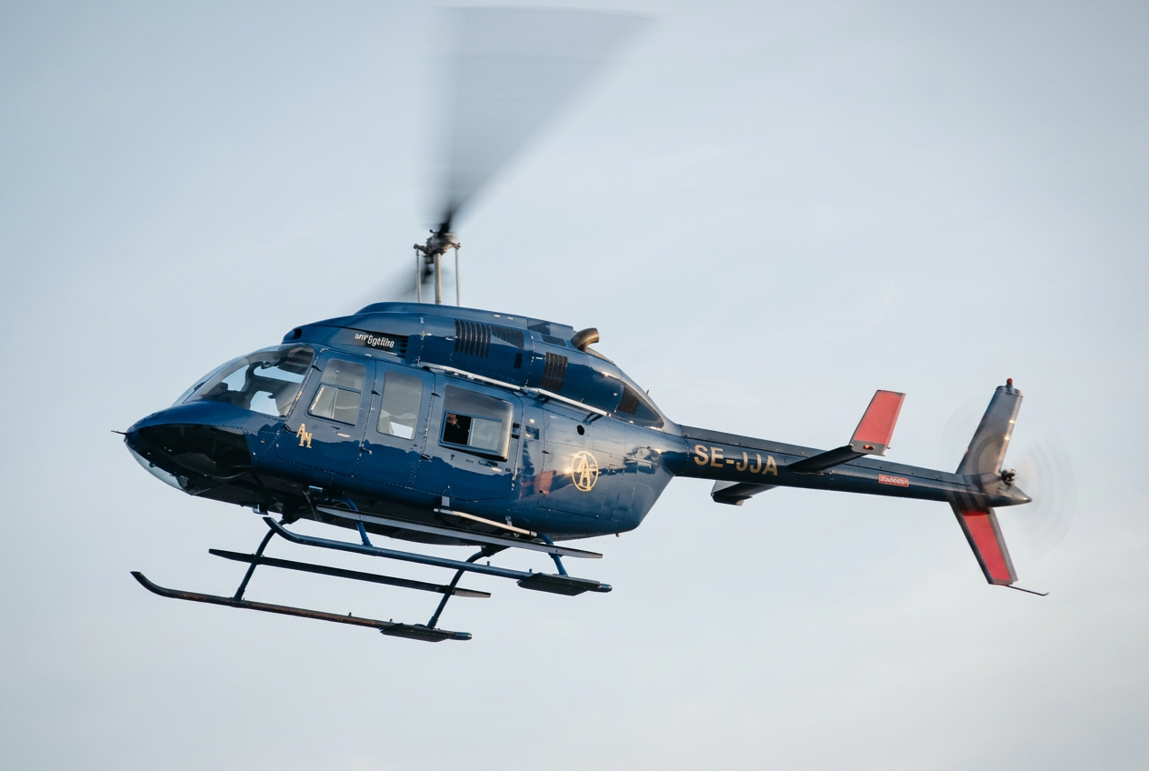 Bell 206LT TwinRanger – helikopter för bruksflyg hos Arlanda Helicopter